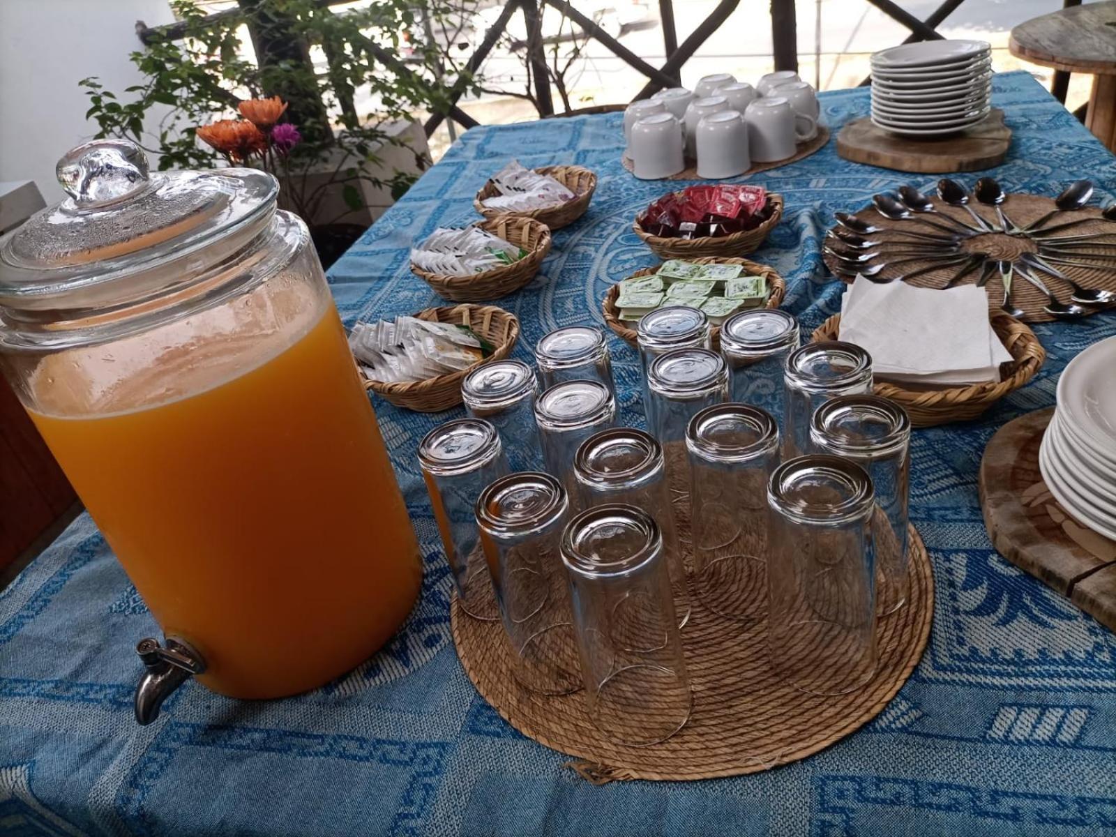 Mio Tulum Hotel Boutique Екстериор снимка A typical breakfast in Morocco